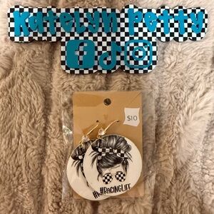 NEW HANDMADE WOOD EARRINGS